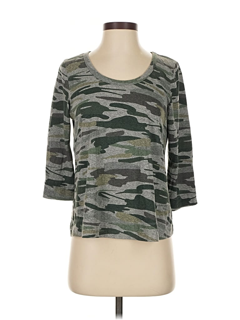 Pre-owned T.la 3/4 Sleeve T-shirt In Green