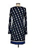 MICHAEL Michael Kors Graphic Blue Casual Dress Size S - photo 2