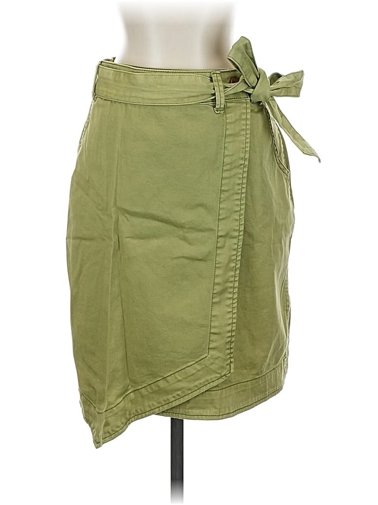 Pre-owned Pilcro And The Letterpress Casual Skirt In Green