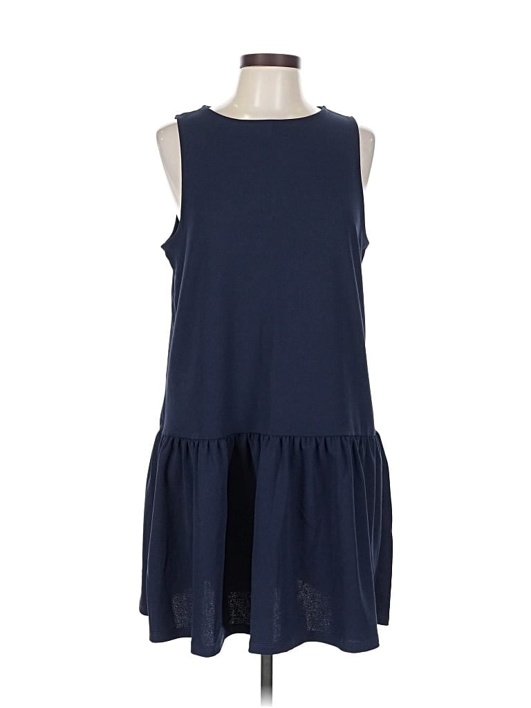 Pre-owned Divided By H&m Casual Dress In Blue