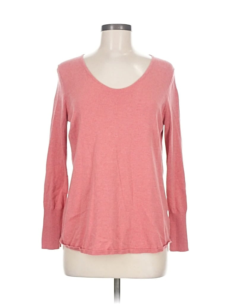 Pre-owned Nic + Zoe Pullover Sweater In Pink