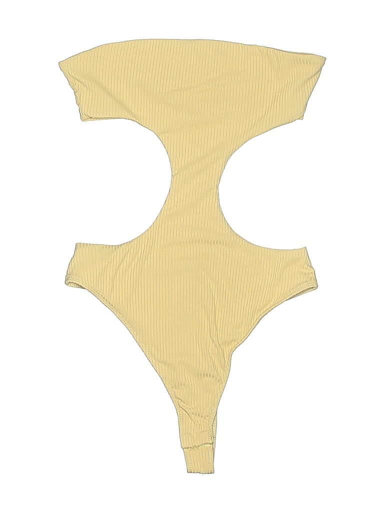 Pre-owned Superdown Bodysuit In Yellow