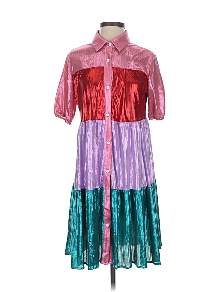 SHEIN Pre-owned Cocktail Dress In Pink