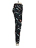 Nine West Floral Black Active Pants Size M - photo 4