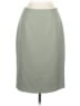 Blacker by Stanley Blacker 100% Polyester Solid Gray Formal Skirt Size 8 - photo 1
