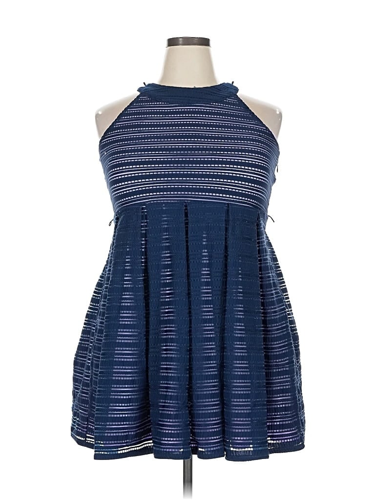 Pre-owned Knitworks Cocktail Dress In Blue
