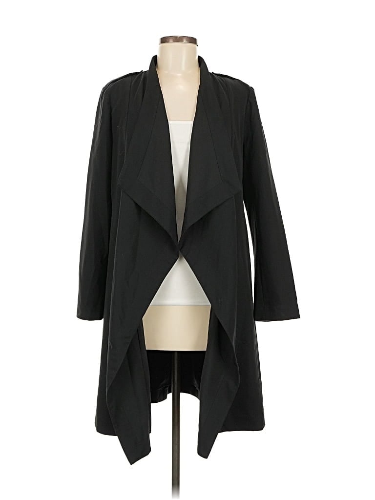 Pre-owned Halogen Kimono In Black