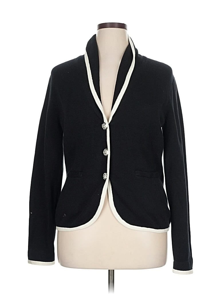 Pre-owned Polo Ralph Lauren Cardigan Sweater In Black