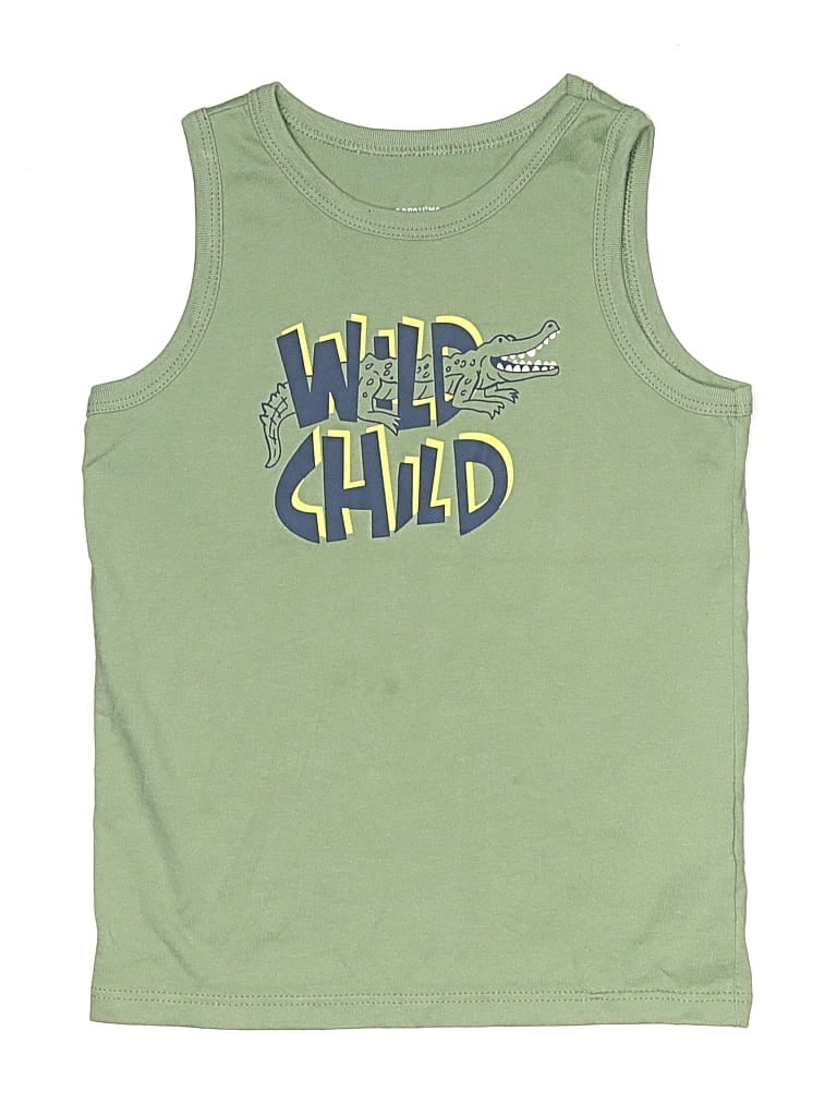 Pre-owned Garanimals Kids' Sleeveless T-shirt In Green