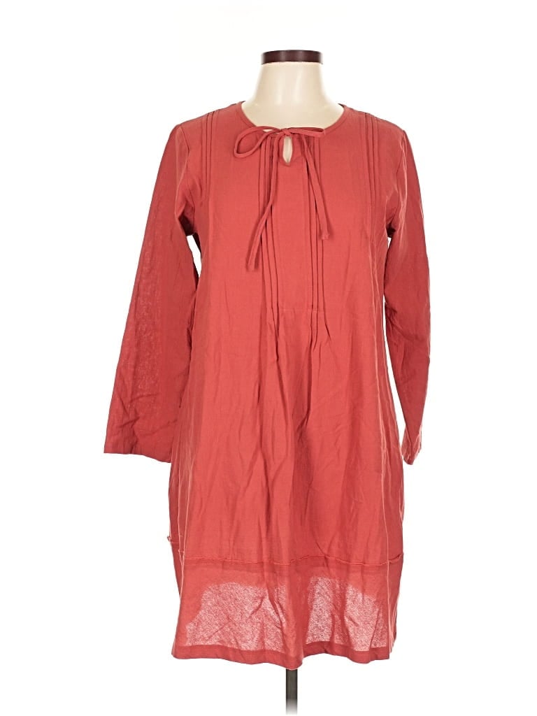 Pre-owned Floral Blooming Casual Dress In Red