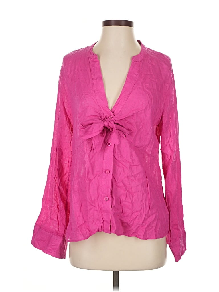 MICHAEL MICHAEL KORS Pre-owned Long Sleeve Blouse In Pink