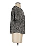 Navoh Black Gray Short Sleeve Top Size S - photo 4