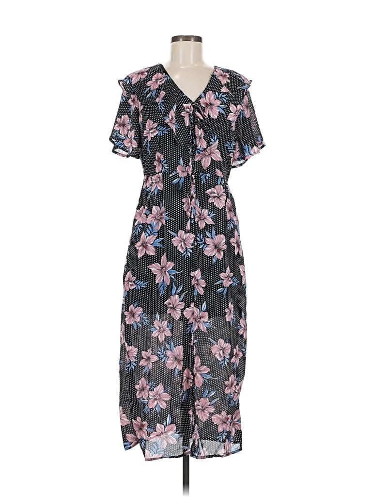 Pre-owned Hayden Casual Dress In Black