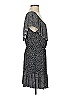 Unbranded Polka Dots Gray Casual Dress Size S - photo 4