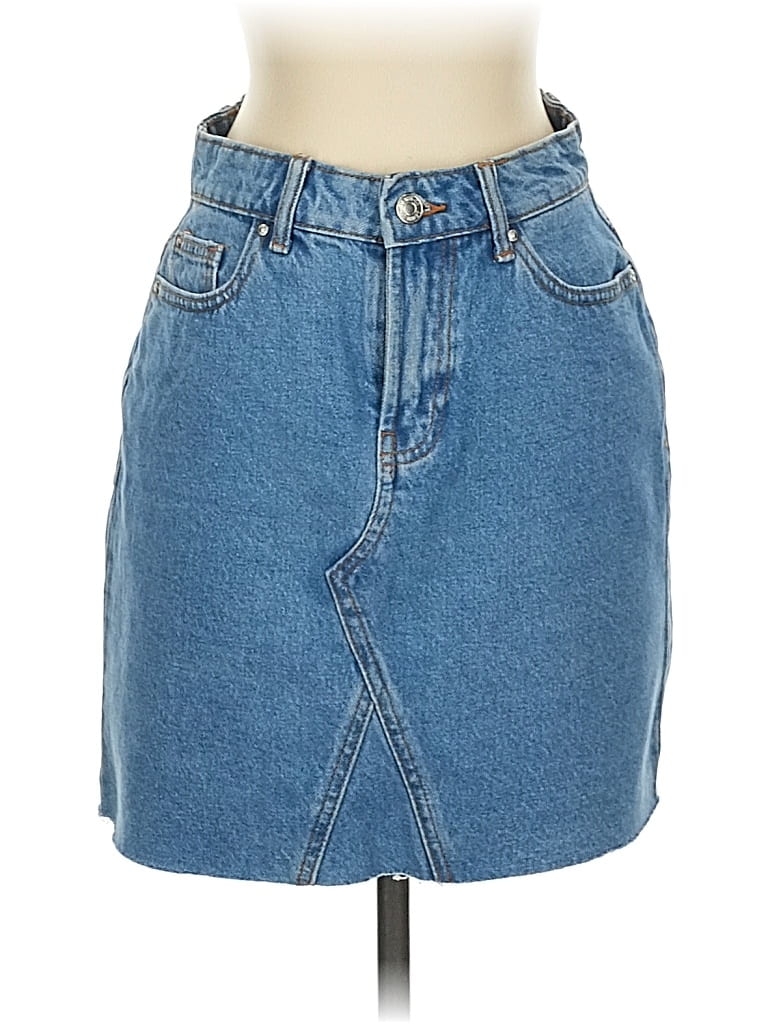 Pre-owned Denim Co Denim Skirt In Blue