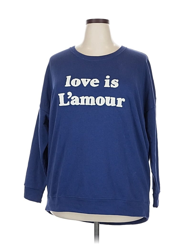 OLD NAVY Pre-owned Sweatshirt In Blue