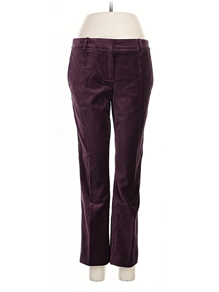 Pre-owned Ann Taylor Casual Pants In Burgundy