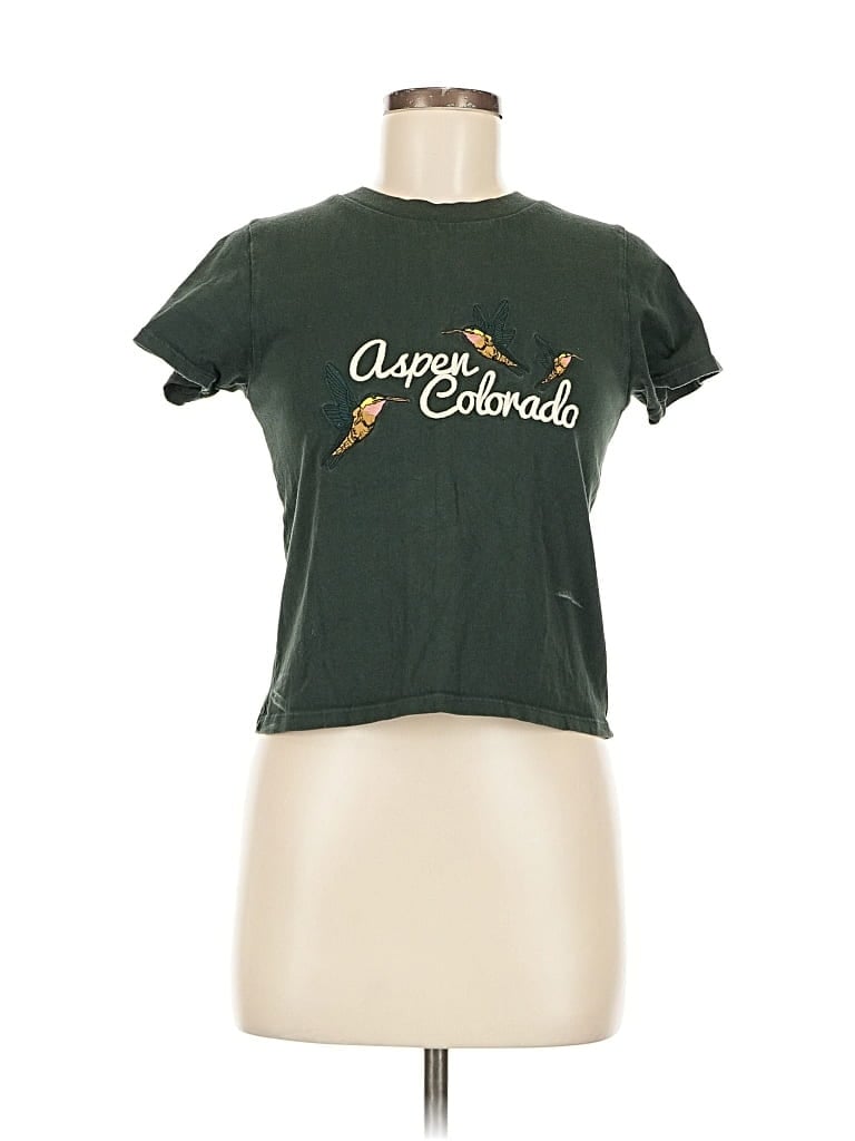Pre-owned Brandy Melville Short Sleeve T-shirt In Green