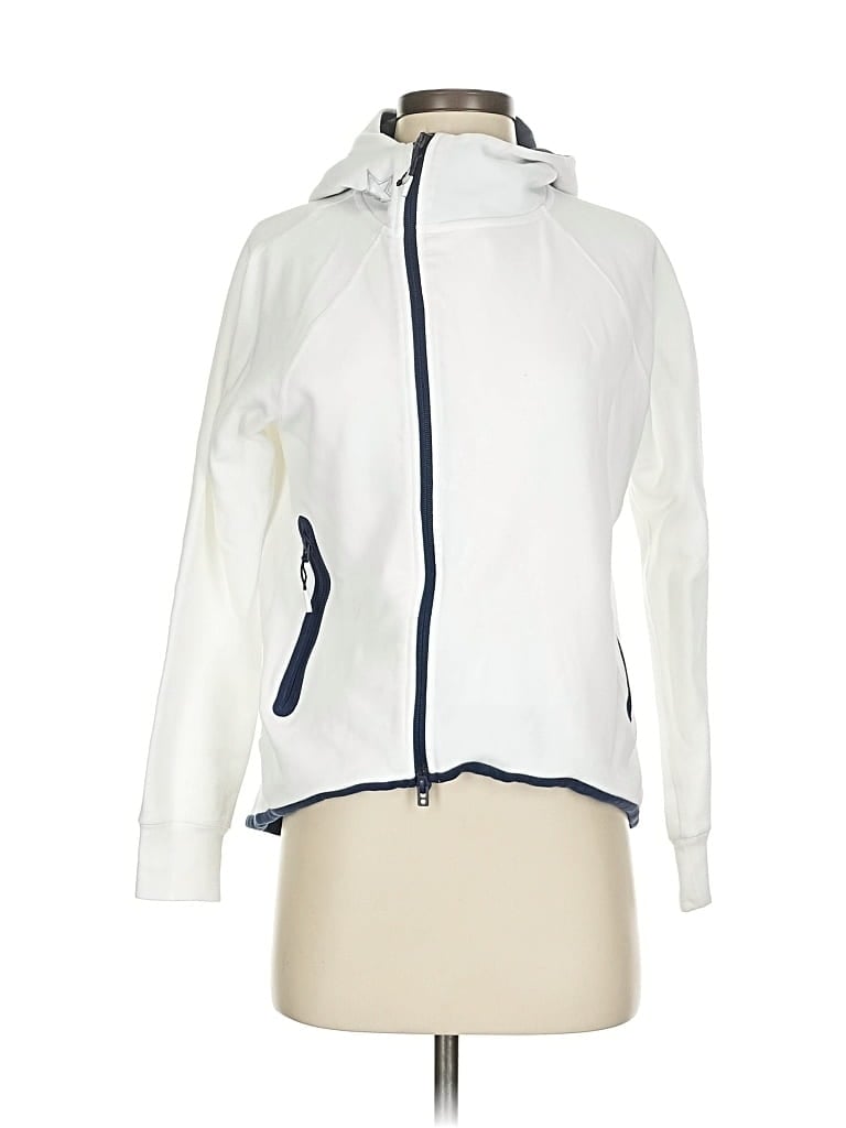 Pre-owned Nfl X Nike Team Apparel Zip Up Hoodie In White