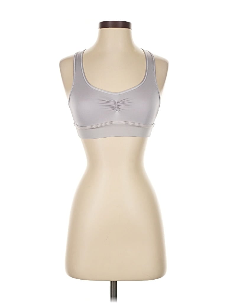Pre-owned Aerie Sports Bra In Silver