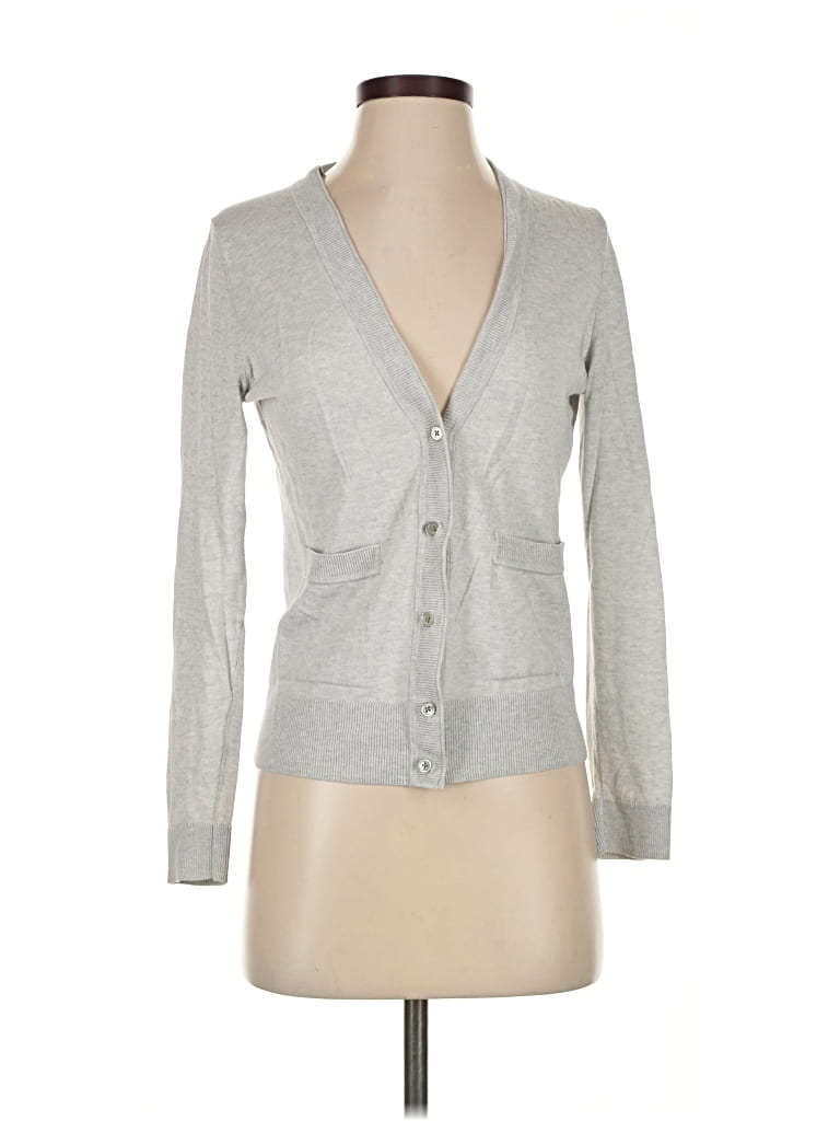 Pre-owned Banana Republic Cardigan Sweater In Gray
