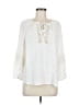 Joie 100% Rayon Ivory 3/4 Sleeve Blouse Size M - photo 1