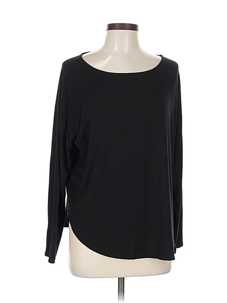 Pre-owned Papaya 3/4 Sleeve T-shirt In Black