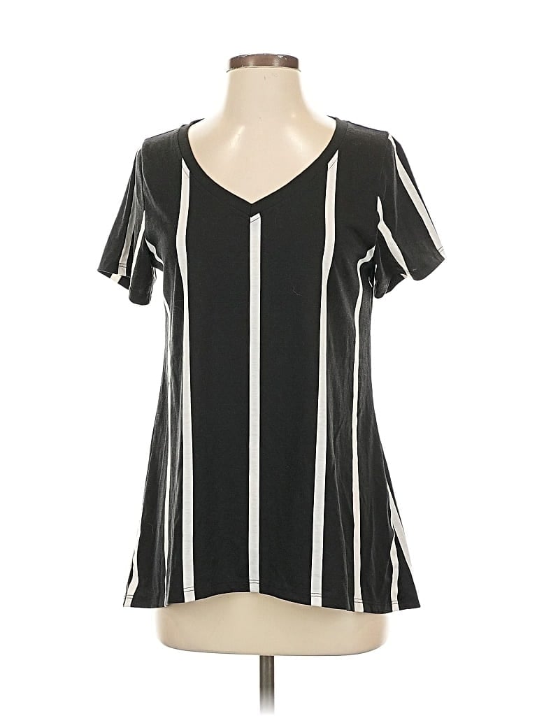 LULAROE Pre-owned Short Sleeve T-shirt In Black