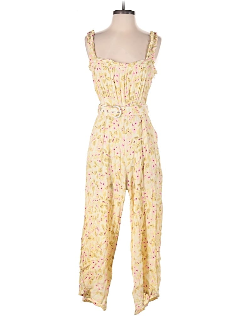 Pre-owned Faithfull The Brand Jumpsuit In Yellow