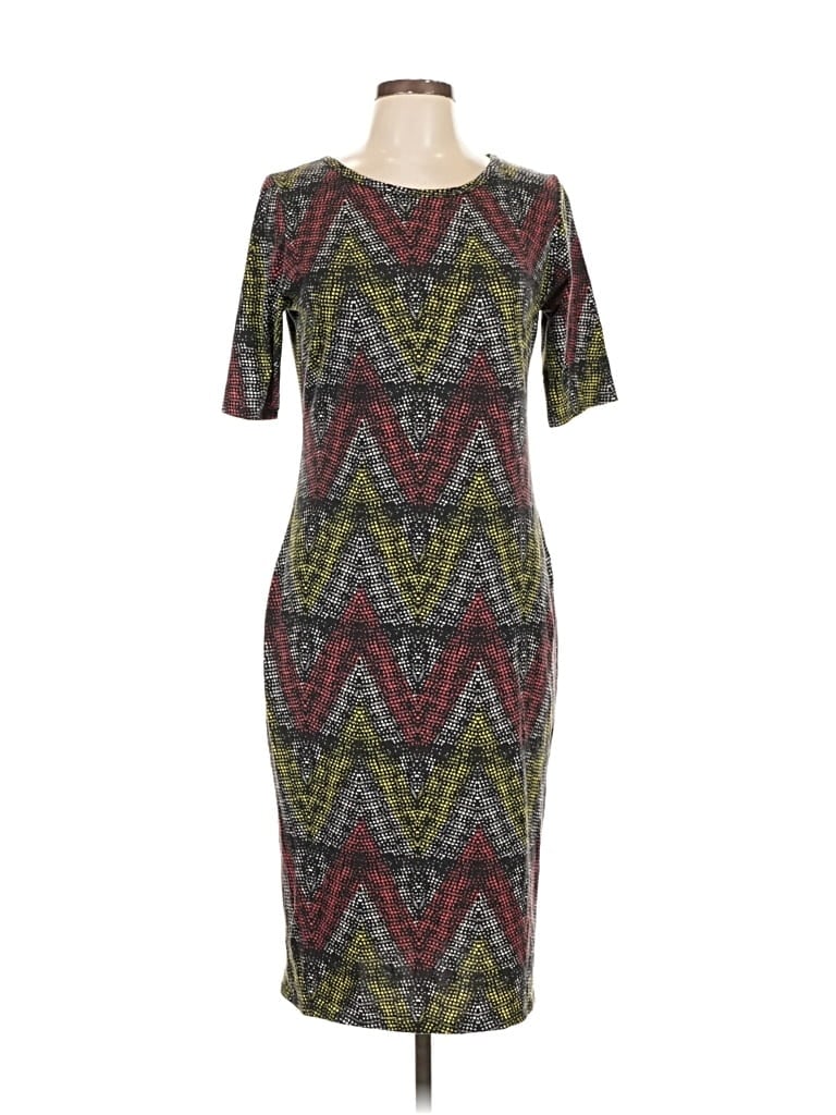 Pre-owned Lularoe Cocktail Dress In Green