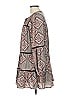 Hudson Gray 100% Polyester Paisley Gray Brown Casual Dress Size L - photo 5