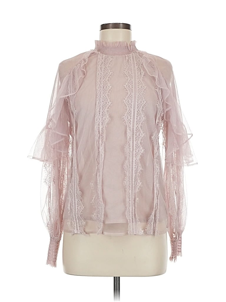 Pre-owned Vero Moda Long Sleeve Blouse In Pink