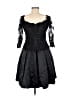 Chris Kole 100% Polyester Black Cocktail Dress Size 6 - photo 2