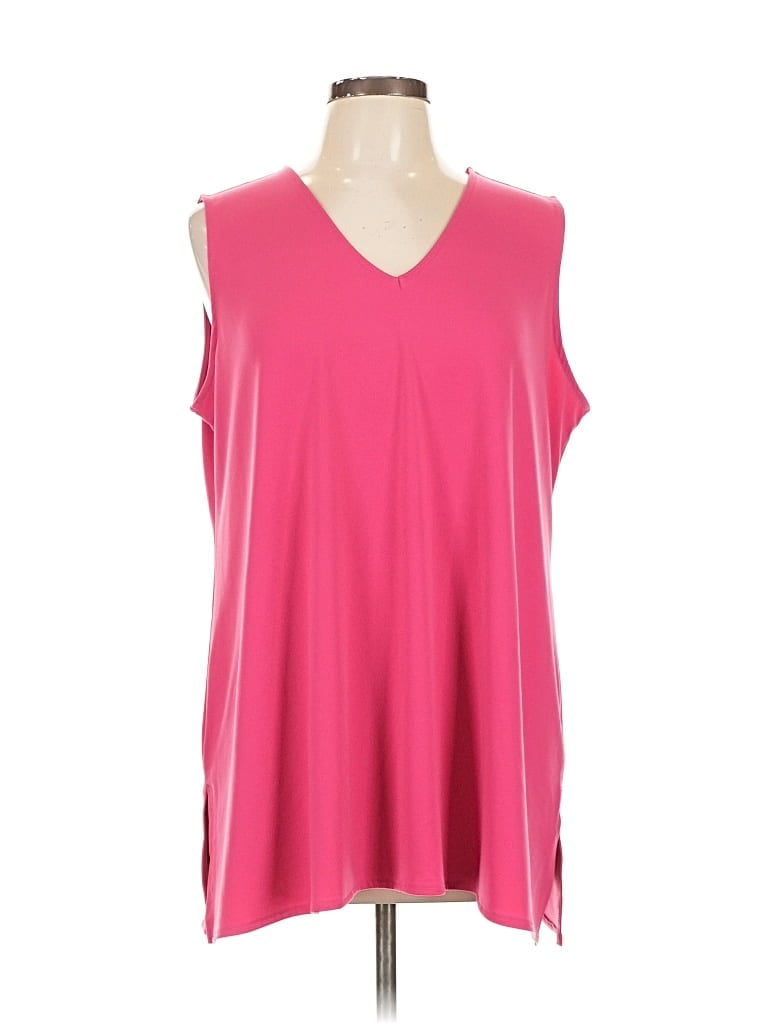 ALFANI Pre-owned Sleeveless T-shirt In Pink