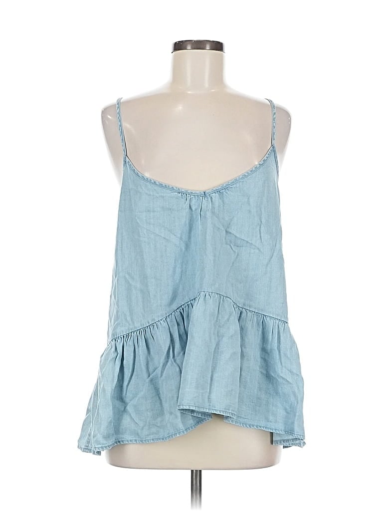 Pre-owned Lovestitch Sleeveless Blouse In Blue