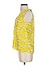 Nell 100% Silk Yellow Sleeveless Silk Top Size XS - photo 5