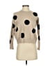 T Tahari Polka Dots Tan Pullover Sweater Size XS - photo 1