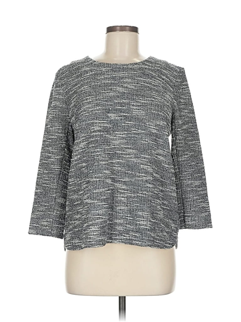 ANN TAYLOR Pre-owned Pullover Sweater In Gray