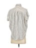 Madewell 100% Viscose Stripes Ivory Short Sleeve Blouse Size XXS - photo 2