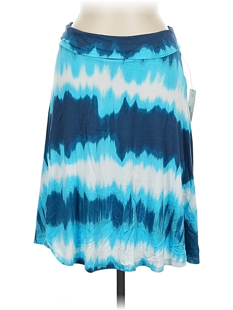 Pre-owned A.n.a. A New Approach Casual Skirt In Blue