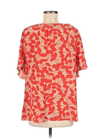 Joie Short Sleeve Silk Top (view 2)