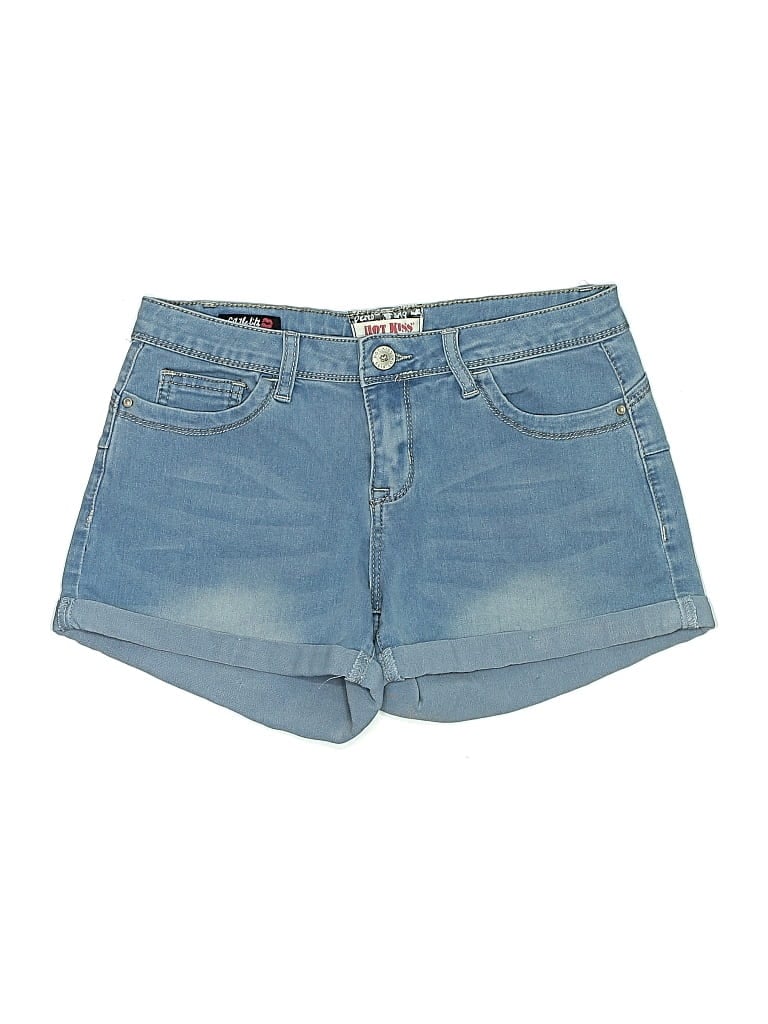 Pre-owned Hot Kiss Denim Shorts In Blue