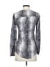 Joie Animal Print Silver Long Sleeve Blouse Size XS - photo 2