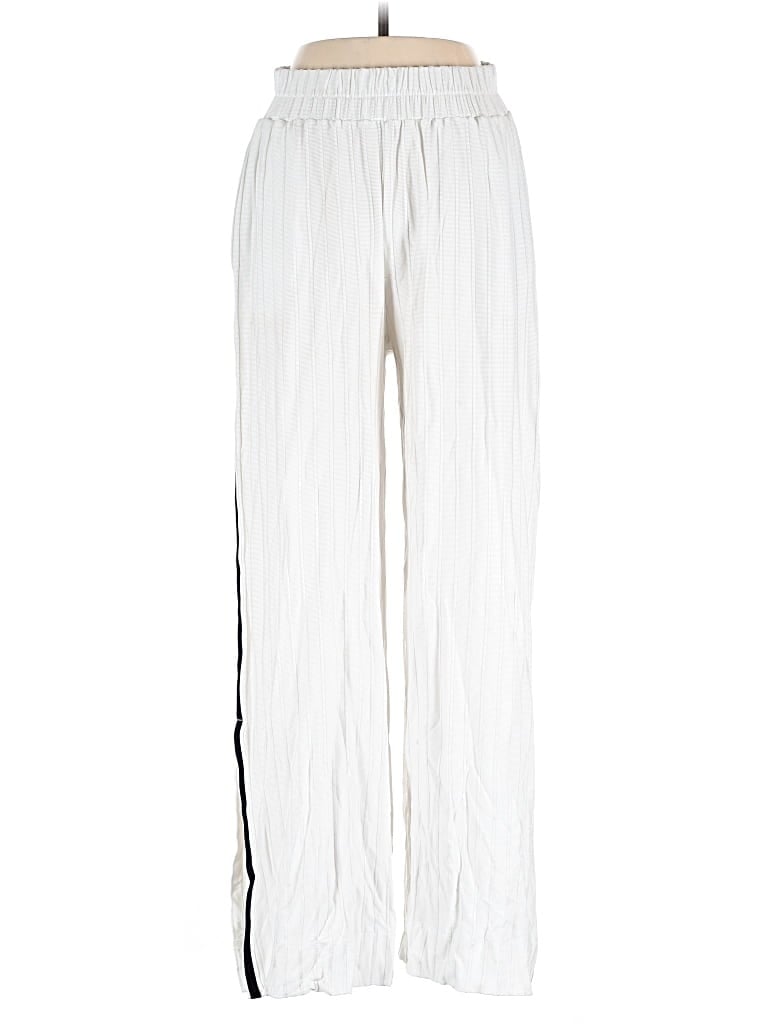 Pre-owned Gstq Casual Pants In White