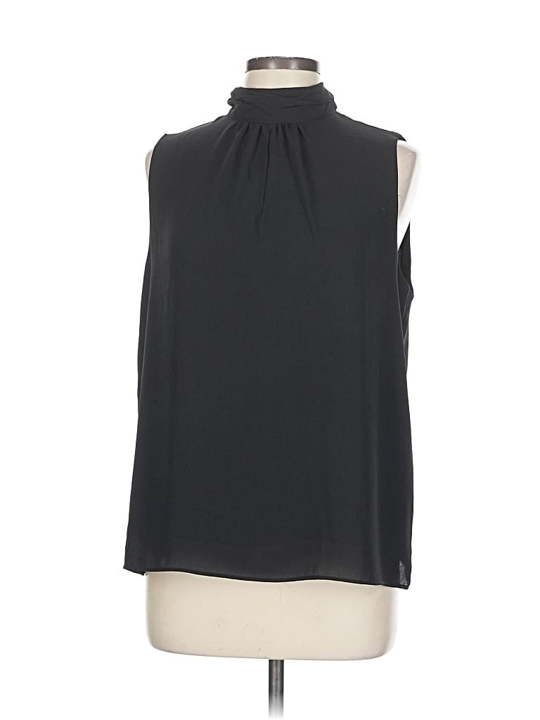 Pre-owned Elie Tahari Sleeveless Blouse In Black