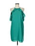 Cooper & Ella 100% Polyester Solid Teal Cocktail Dress Size M - photo 1