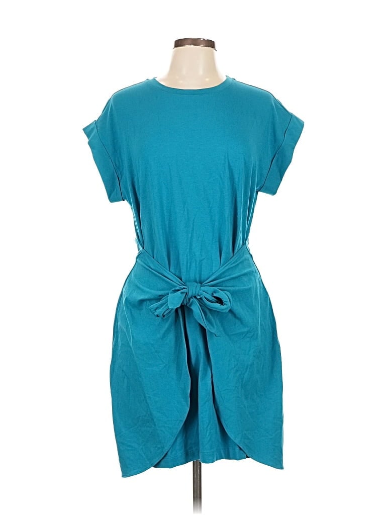 Pre-owned Ann Taylor Loft Casual Dress In Blue