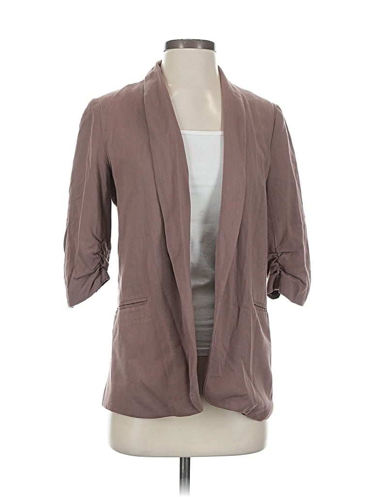 Pre-owned Bar Iii Blazer Jacket In Brown
