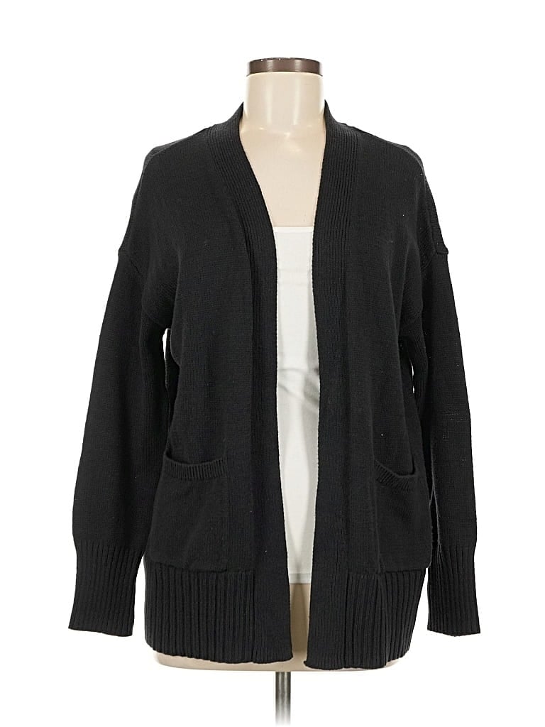 Pre-owned Sonoma Goods For Life Cardigan Sweater In Black