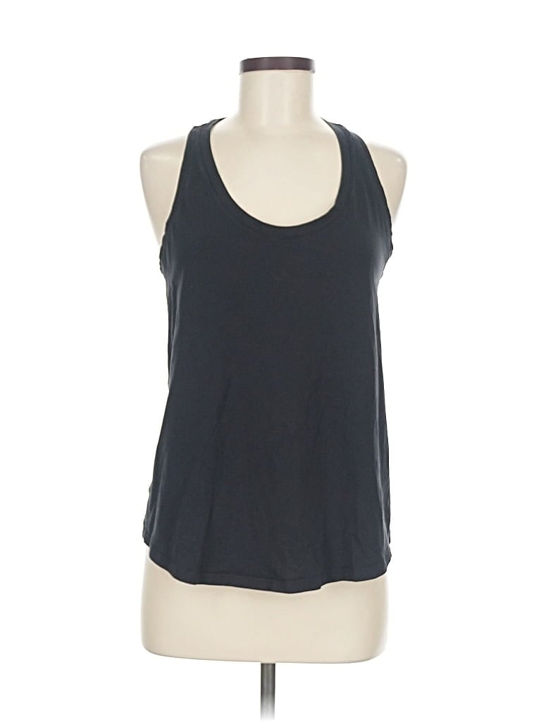 Pre-owned Lululemon Athletica Tank Top Black Halter Neckline Tops